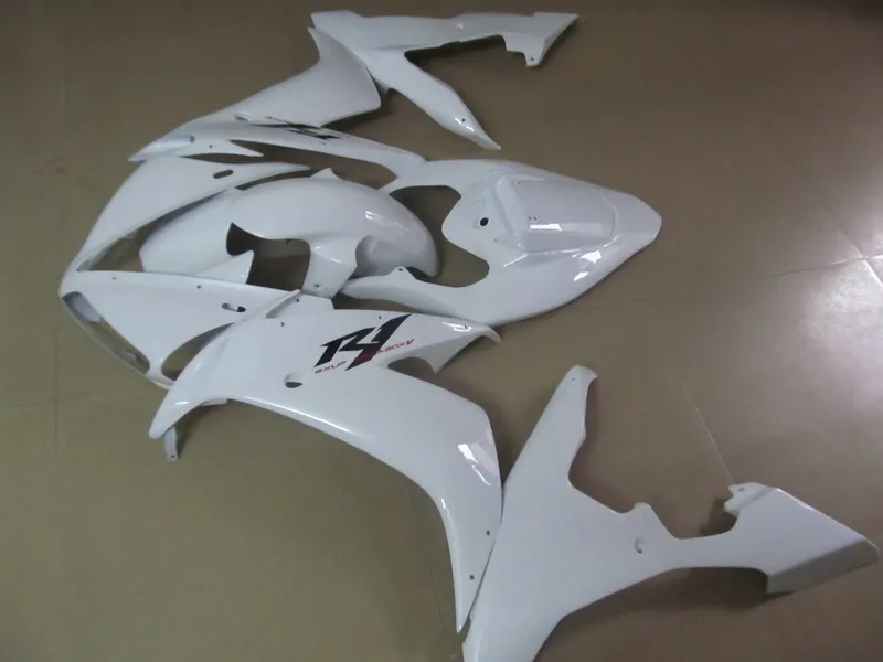 Injektionsgjutningssats för Yamaha YZFR1 2004 2005 2006 White Fairings Set YZF R1 04 05 06 OT03