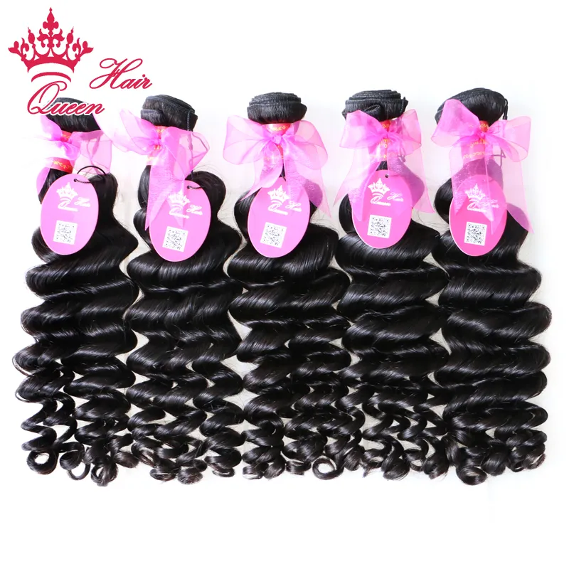 Produtos de cabelo rainha 100 cabelo virgem brasileiro mais onda 100 extensões de cabelo humano lot DHL rápido 8752150