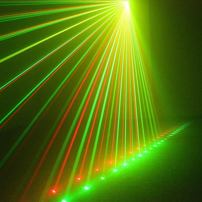 Mini 8 Big Patterns RG Laser Projektor Stage Utrustning Ljus 3W Blå LED Mixing Effect DJ KTV Show Holiday Laser Stage Lighting L08RG