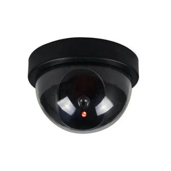 الصفحة الرئيسية الأمن الافتراضي محاكاة كاميرا وهمية دمية قبة مراقبة كاميرا CCTV مع أضواء الصمام وامض