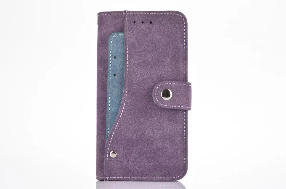 Seitlicher Kartenhalter, magnetischer Flip-Buchständer, luxuriöse Leder-Geldbörsenhülle für iPhone X