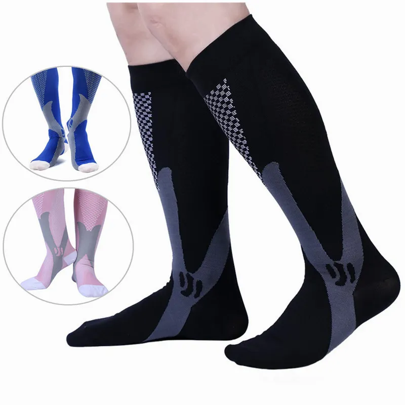 Compression Socks for Men & Women Nurses Medical Graduated Nursing Travel Running Sports Socks