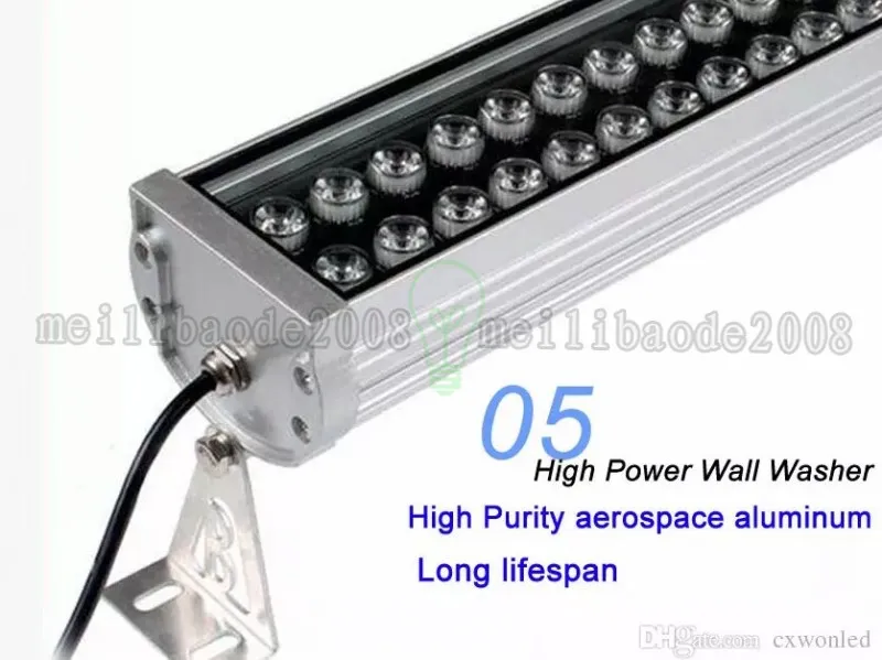 새로운 led 야외 조명 슈퍼 밝은 램프 벽 세탁기 RGB 36W 세척 벽 LED 램프 홍수 램프 얼룩 빛 MYY