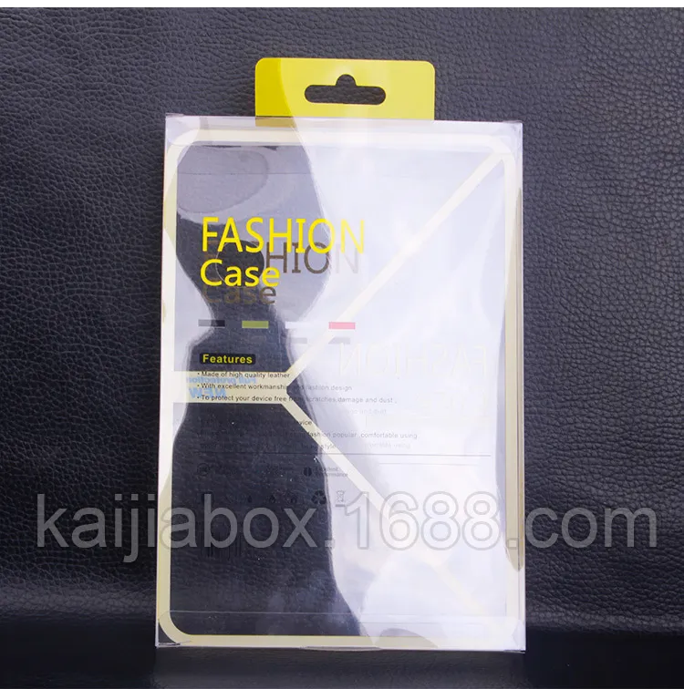 Wholesale For 8inch ipad mini 234 Case Universal PVC Plastic Retail Electronic accessories Package Packaging Box