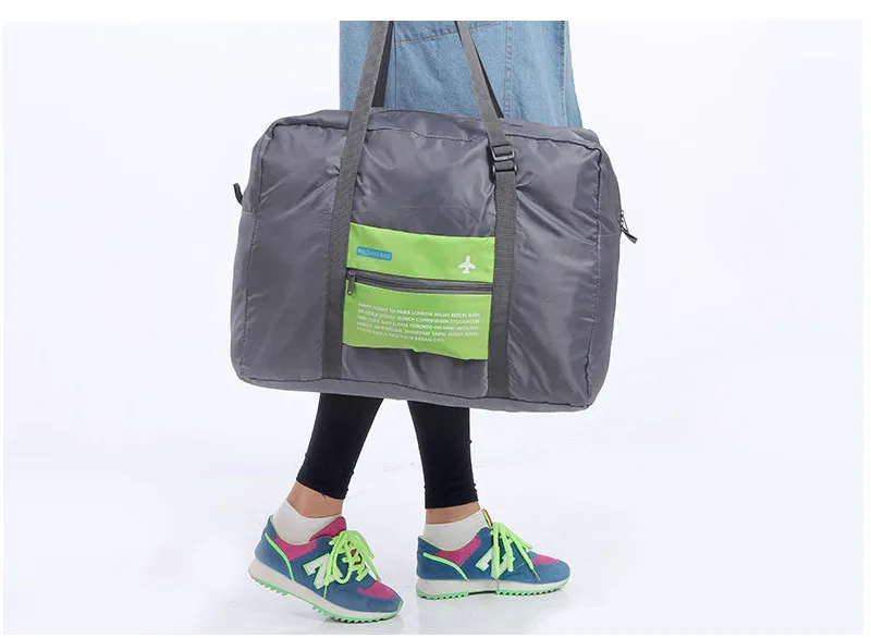 Sac De Voyage Narwey 40L - Bagage Cabine Pliable - Weekend Et Sport - Homme/Femme - Gris