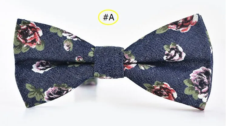 New Cowboy bow tie adjust the buckle Men's married bowknot Necktie Occupational tie for Christmas Gift