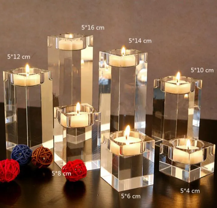 Centrotavola Elegante Decorazione Matrimonio Natale Portacandele In Cristallo K9 Cosy YcY - Set 3 Misure Per Matrimoni E Decorazioni Candele Decorazione Per Matrimoni