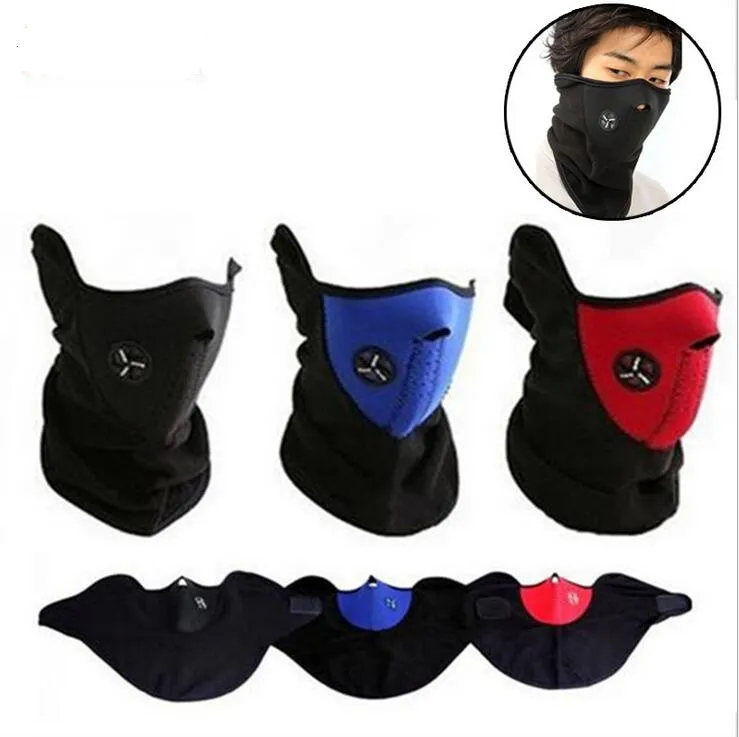 Neopreen Winter Warm Neck Half Gezichtsmasker Winddichte Sluier Sport Sneeuw Bike Motorfiets Ski Guard Neck Warmer Hiking Hood Gezichtsmaskers