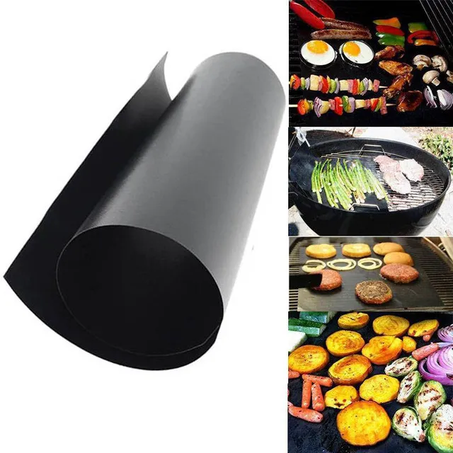 hot BBQ grill baking mats barbecue baking mat Non-stick Reusable pad Sheet bake accessories BBQ TOOL