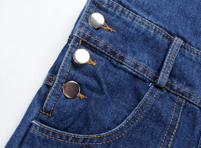 Джинсовые джинсы для девочек джинсы 2021 Новые летние дети 039s модная личность вышивка кошачья кнопка подвеска брюки синий цвет ly3240035