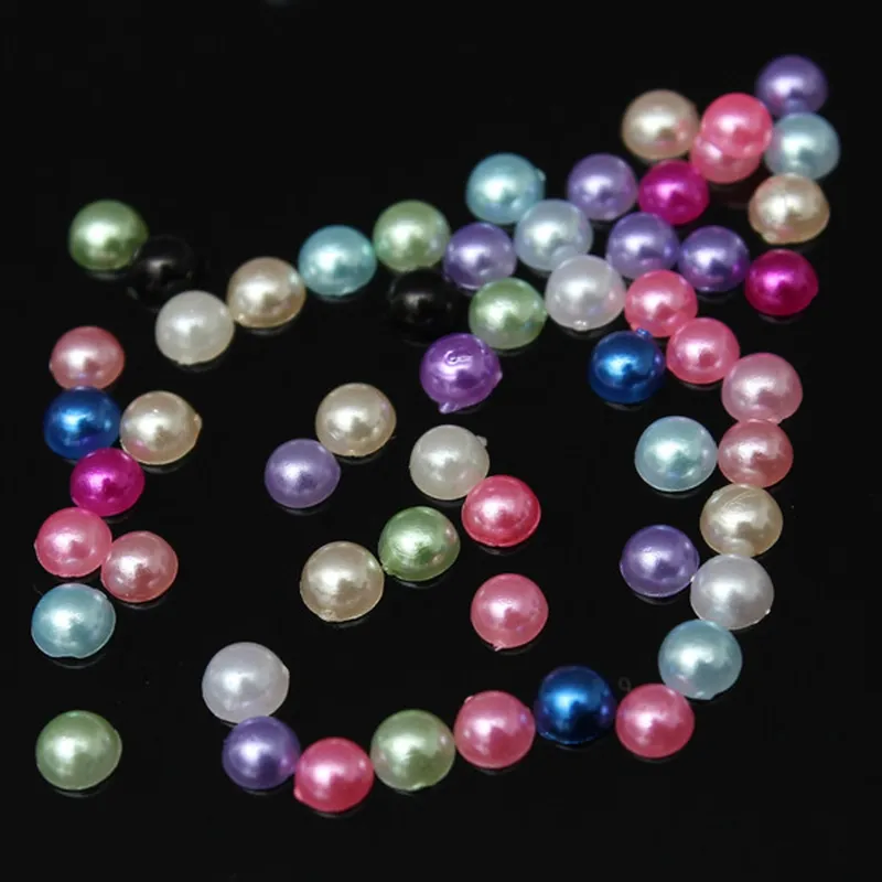  Mini Pearls Beads for Nail Crafts,10000pcs Half Round