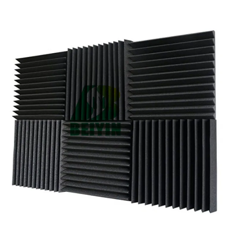 MUSICSOUND Wedge Acoustic Foam Studio Absorption Absorption Płytka dźwiękowa Izolacja wycisza panele dźwiękoszczelne ognioodporne 12x123549619