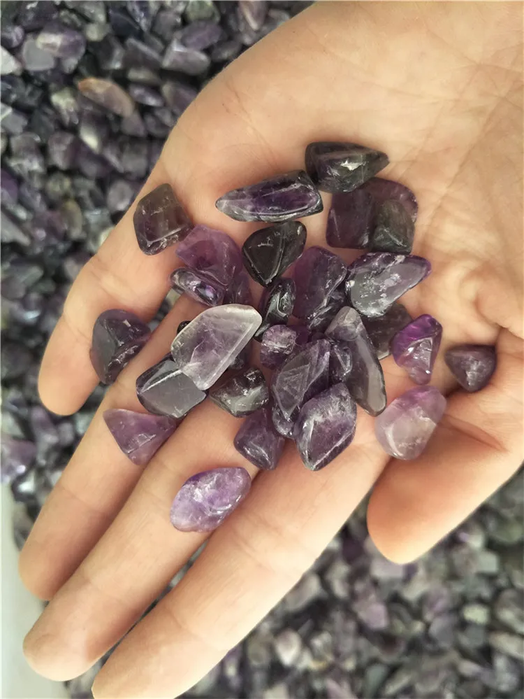 100 g natural dream amethyst quartz gravel stone amethyst crystal tumbled quartz stone for home decoration