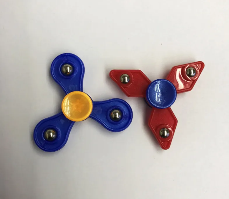 Mini Hand Spinner Toxic Free ABS Fidget Spinner Triple Finger Spinner