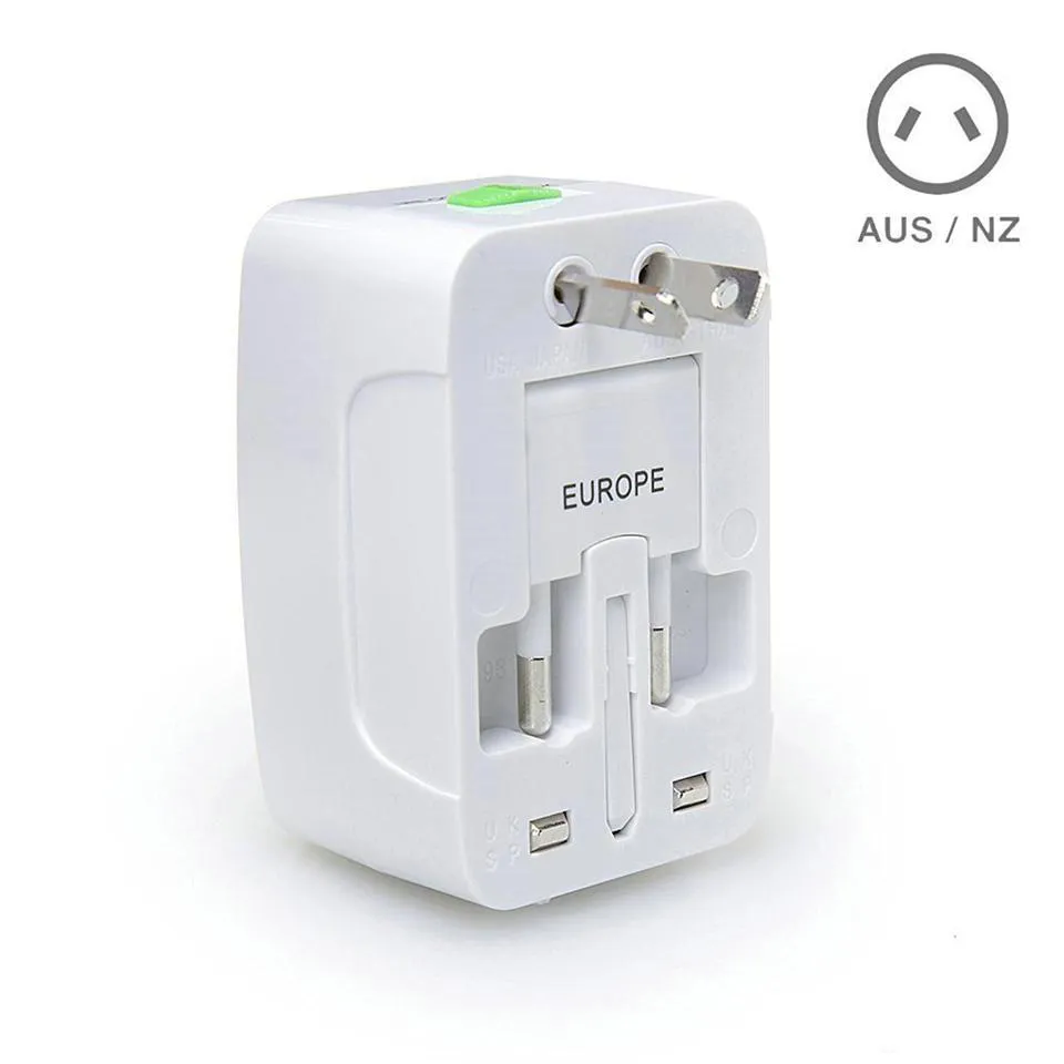 Seyahat Evrensel Duvar Şarj Cihazı Güç Adaptörü Fiş Surge Protector Universal International Seyahat Güç Adaptörü UK UK AB AU AC