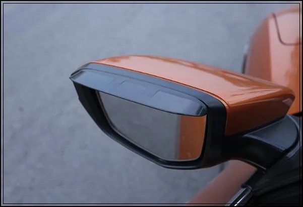 Alta qualidade Espelhos de Porta Lateral viseira chuva abrigo Retrovisor Chuva Protetor de Escudo Defletor para Honda CIVIC 2016