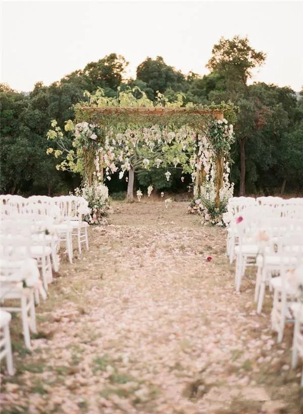 Romantici fiori artificiali Simulazione Glicine Vite Decorazioni di nozze Lungo corto Pianta di seta Bouquet Camera Ufficio Giardino Accessori da sposa