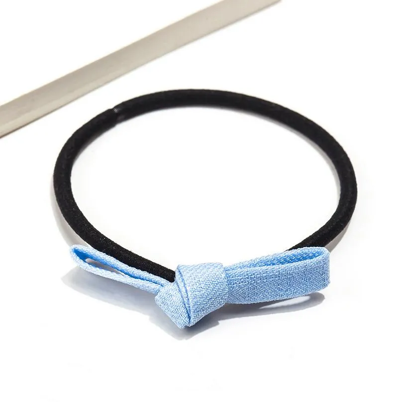 Hot sale Bow tie hairband rubber band head rope DMFQ025 a 