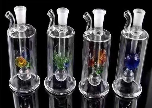 Mini-Hookah, neue einzigartige Glasbongs, Glaspfeifen, Wasserpfeifen, Shisha-Ölplattformen, die mit Droppe rauchen