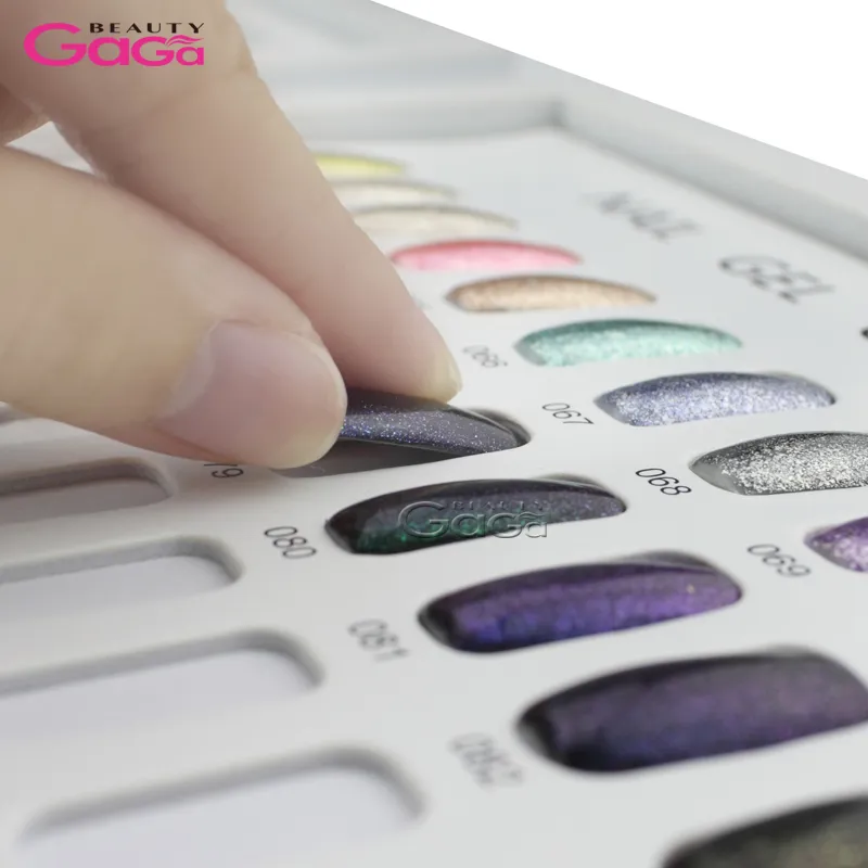 BeautyGaGaProfessional 120 Blanks Nail Gel Polish Display Card Book Nail Art Salon Manicure Tools Color Board Chart2892985