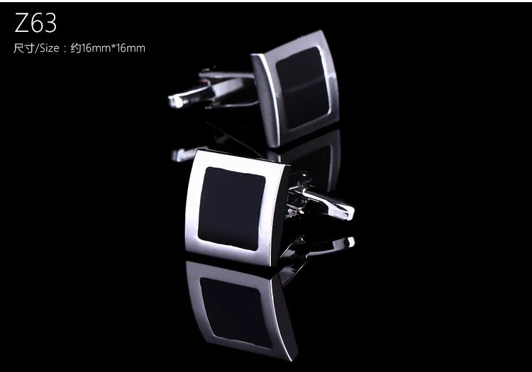 Luxury Silver Cufflinks Different Styles Shirt Cuff links For Men New Brand Crystals Wedding Cuff link Gift For Fathers Day4092905