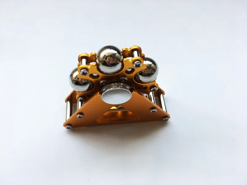 Neuankömmling Metall Riesenrad Fidget Spinner Bearbeiteter Spinner mit Stahlkugeln Aluminiumlegierung Handspinner Dekompressionsspielzeug ein Satz