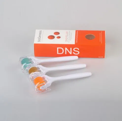 DNS Tianium biogenesis Microneedle Derma Roller 192 바늘 DNS Derma 롤링 시스템 스킨 케어 다양한 크기