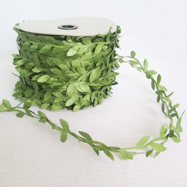 200M artificial willow leaves garland vine for wedding decoration, party decoration, christmas ornaments, wall christmas decorations