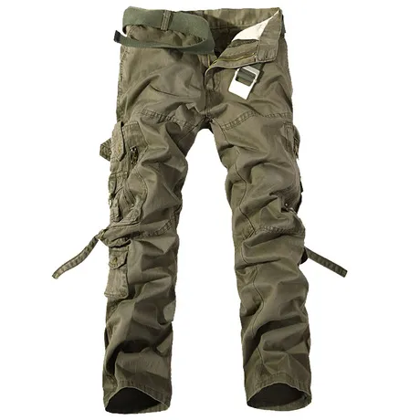 Cargo-Hosen für Damen Neu eingetroffene Marke Herren-Cargo-Hosen für Männer Mehr Taschen Reißverschluss-Hosen Outdoor-Overalls Plus Size Army-Hosen