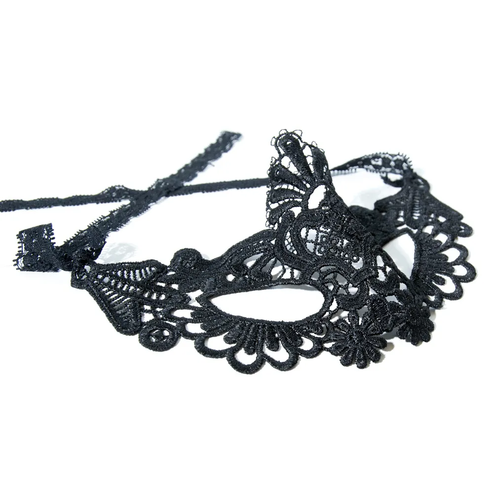 Halloween mode sexig maskerade masker spets masker venetianska halv ansiktsmask för jul dag cosplay fest nattklubb ögonmaskor