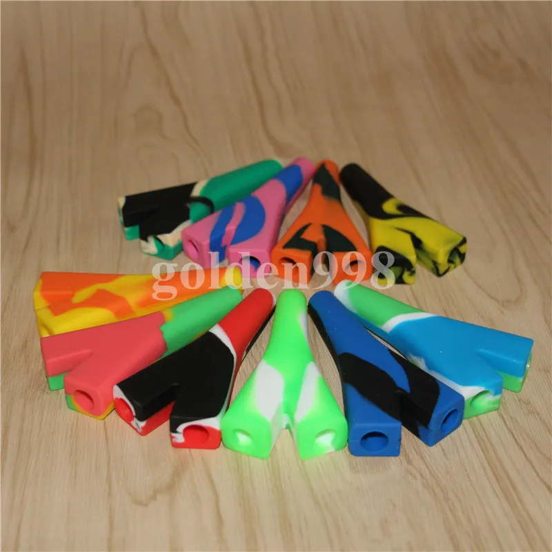 Wholesale Silicone Bubbler Bong Silicone Oil Burner Pipe Mini Smoking