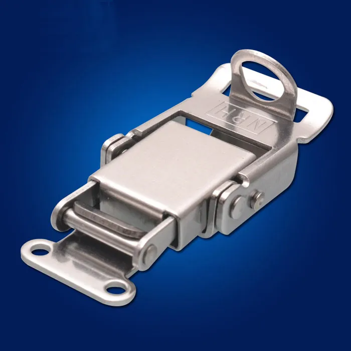 metal hasp bag hardware part air box buckle tool case lock Safety Insurance buckle 304 stainless steel fastener