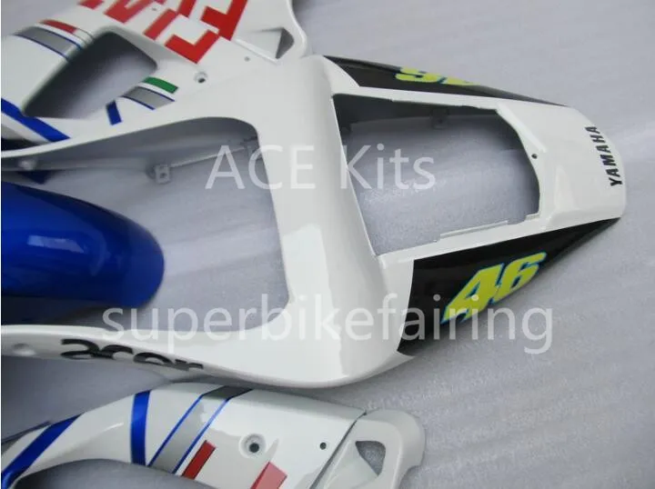 3GIFTS NYHET HOT SALES BIKE FAININGS KITS FÖR YAMAHA YZF-R1 1998 1999 R1 98 99 YZF1000 Cool Blue White SX23