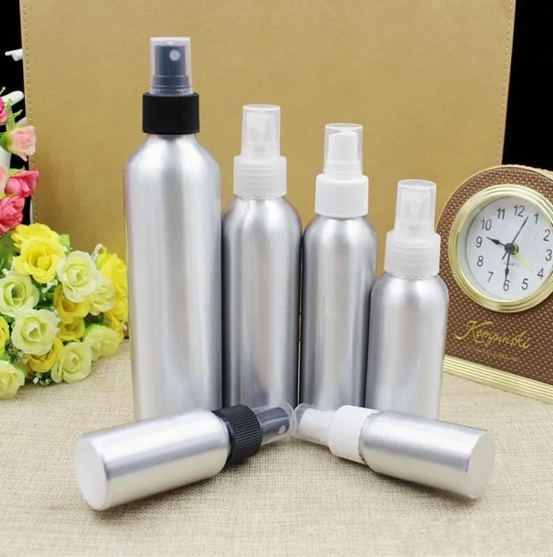 Aluminium Spray Bottle Fine Mist Atomiser Empty Perfume Spray Bottles Cosmetic Packaging Container 30/50/100/120/150/250ml