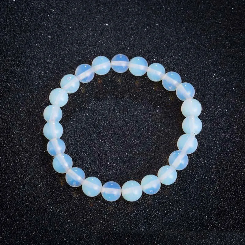 Venta al por mayor, nueva pulsera de piedra lunar de cristal Natural, pulseras elegantes para mujer, regalo de joyería de Yoga, envío gratis