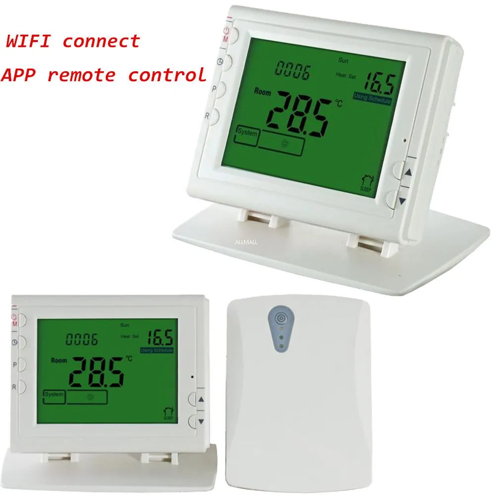 Freeshipping WIFI Wireless Programmable thermostat for Electric/Water/Boiler Heating system Android/IOS App