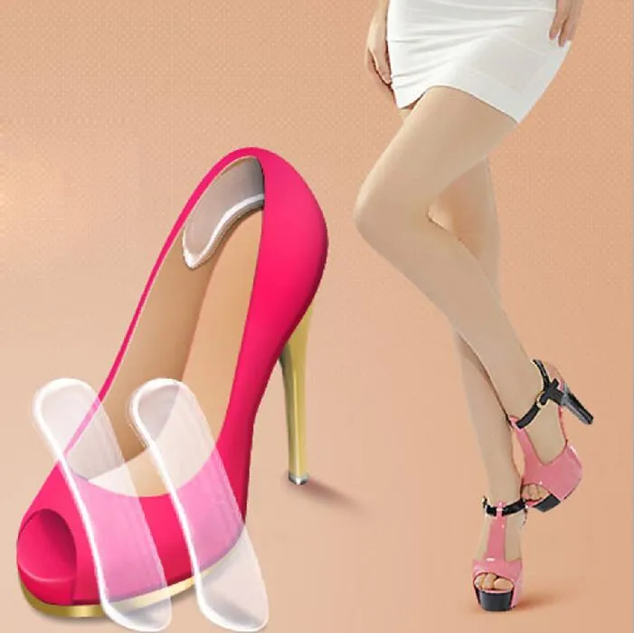 Solette di nuova moda per scarpe Protezione per cuscino per tallone in gel di silicone Inserto per scarpe Sottopiede per soletta