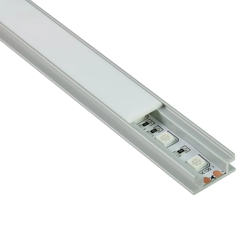 Profilé LED aluminium ultra fin anodisé