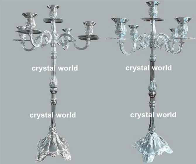 Crystal Candle Stand, Candlebra, Ljushållare 5 Armar