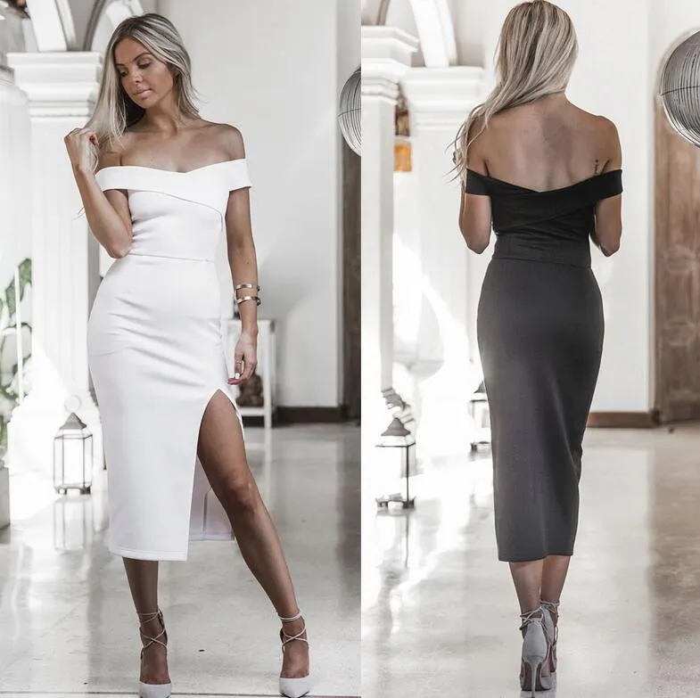 High quality Spring and summer dress fashionwomen's sexy cut chest open dresses LX001