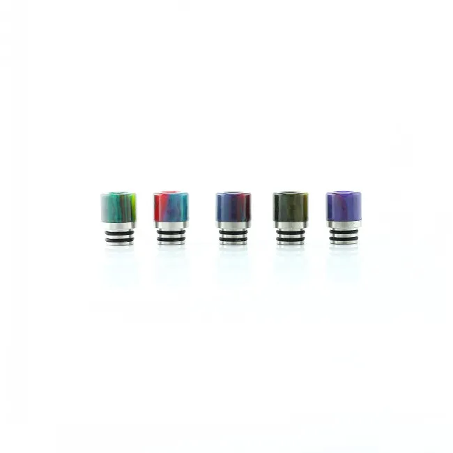 7 Stijlen Demon Killer Epoxyhars Drip Tip Kleurrijke Brede Boring Mondstuk voor TFV8 TF12 Cleito Goon 528 510 Tank verstuivers Draad DHL