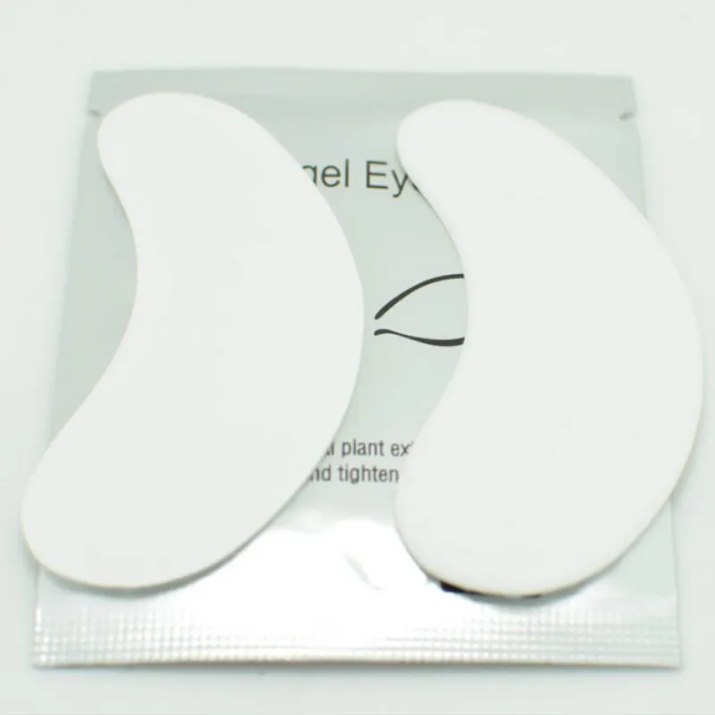 Partihandel Nya 50Pairs Lint Free Under Eye Patch Pads för Eyelash Extension Gel Tunna Patches Gratis frakt