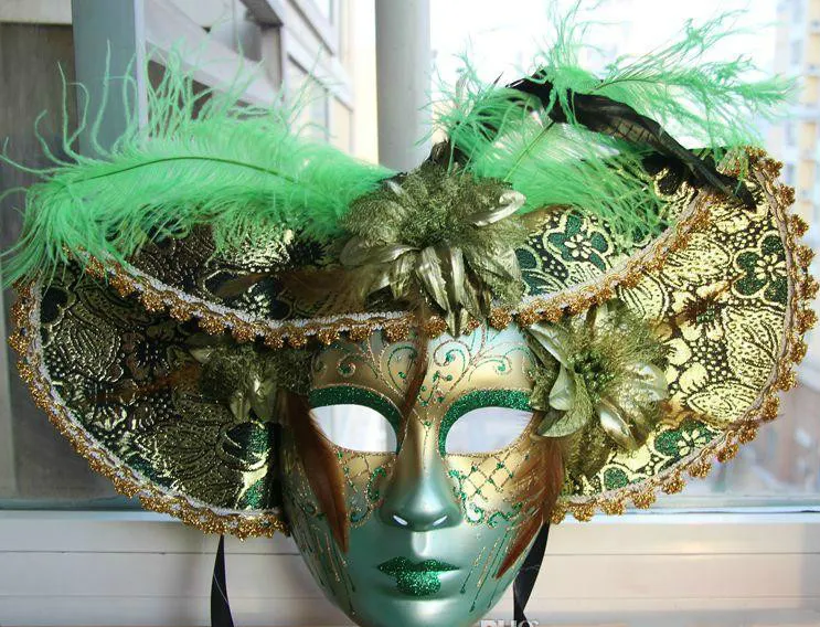 ヴェネチアンマスク　グリーン ヴェネチアンマスクグリーン