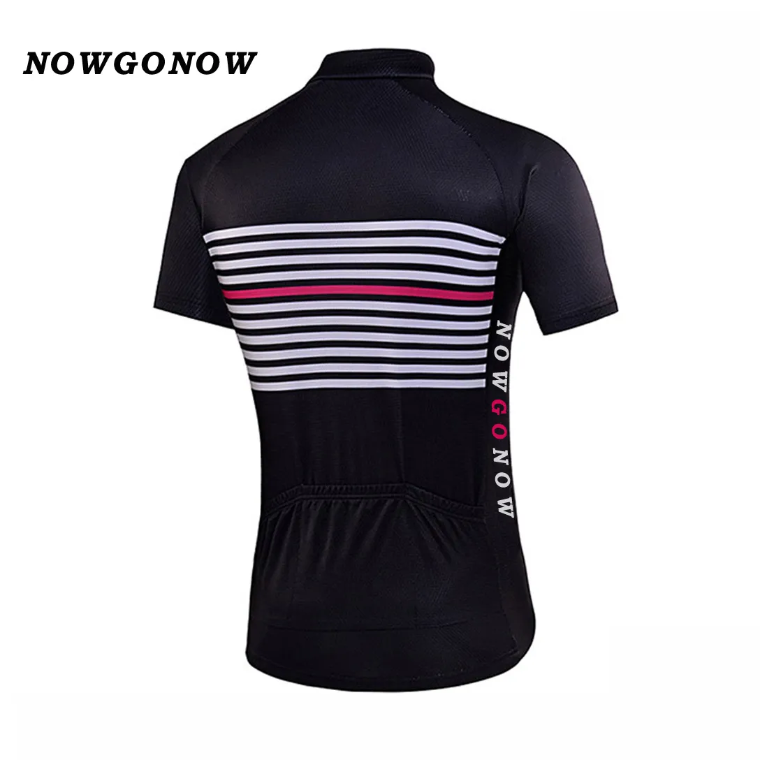 wholesale Men 2017 cycling jersey set team clothing bike wear line black pro riding road mountain maillot NOWGONOW gel pad bib shorts china