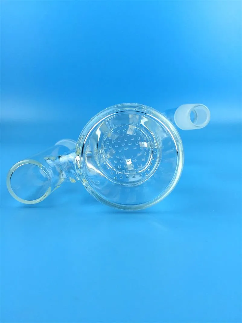 Two layers glass Hookahs Smoking Accessory tube honeycomb Percolator ash catcher female to male joints