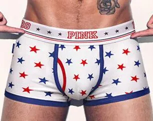 Inteiro – NOVO Boxer masculino de algodão The Stars Do Not Fade Stripe2475