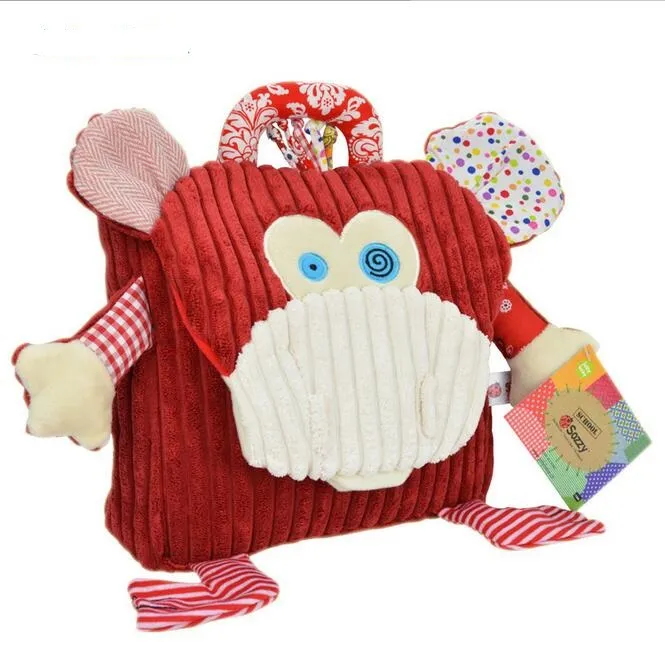 25 cm enfants sac d'école belle bande dessinée animaux sacs à dos bébé en peluche sac à bandoulière cartables enfant en bas âge collations livre sac enfants cadeau de noël