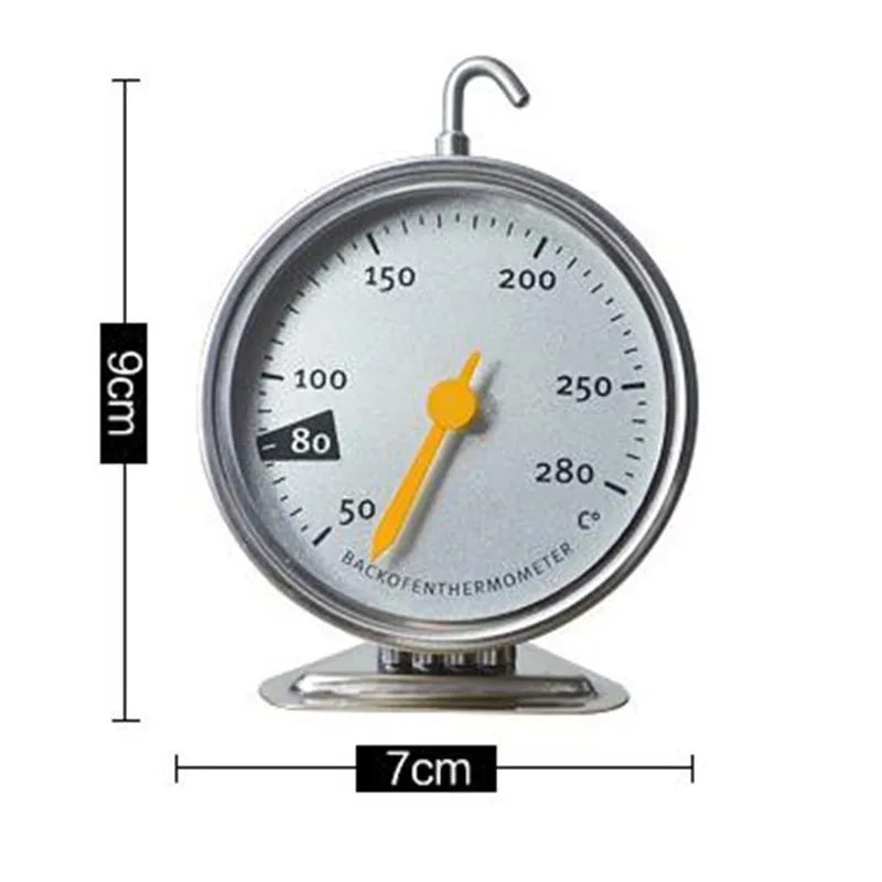 Thermomètres de four en acier inoxydable, outil de cuisine pour la viande, expédition rapide
