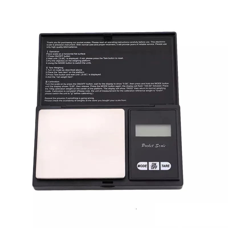 2017 pocket mini digitale schaal 100 g x 0,01 g elektronische precieze sieraden schaal hoge precisie keukenweegschalen met led-achtergrondverlichting