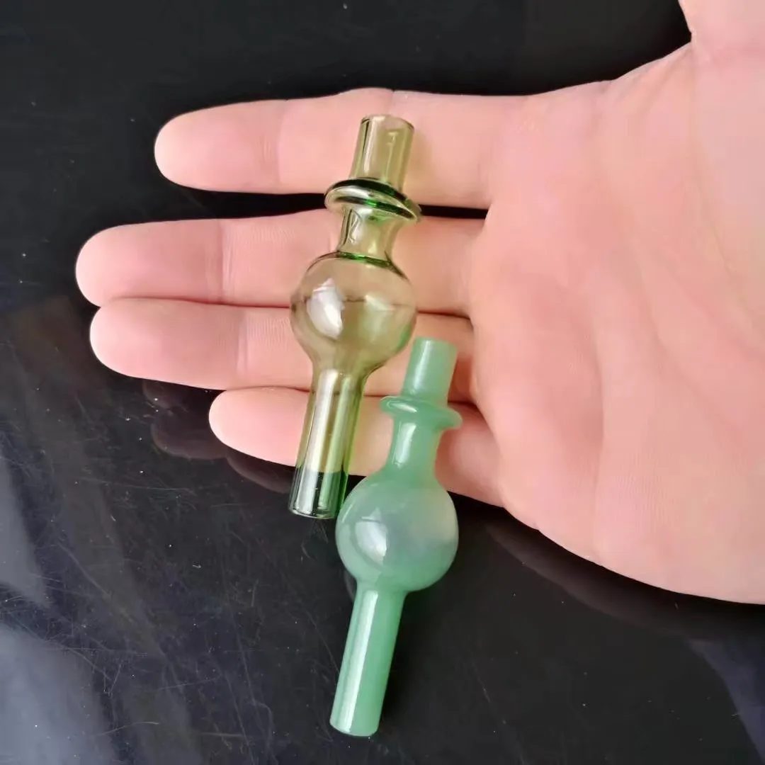 Accessori tubi in vetro zucca multicolore, tubi dell'acqua bong in vetro narghilè due funzioni bong in vetro piattaforme petrolifere